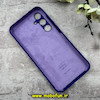 قاب گوشی Galaxy A35 سامسونگ سیلیکونی اورجینال پاک کنی درجه یک زیربسته بنفش تیره کد 90023