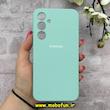 قاب گوشی Galaxy A35 سامسونگ سیلیکونی اورجینال پاک کنی درجه یک زیربسته سبزآبی کد 90027