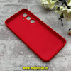 قاب گوشی Galaxy A35 سامسونگ سیلیکونی اورجینال پاک کنی درجه یک زیربسته قرمز کد 90031