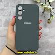 قاب گوشی Galaxy A35 سامسونگ سیلیکونی اورجینال پاک کنی درجه یک زیربسته خاکستری کد 90035