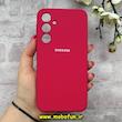 قاب گوشی Galaxy A35 سامسونگ سیلیکونی اورجینال پاک کنی درجه یک زیربسته آلبالویی کد 90037