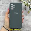 قاب گوشی Galaxy A52 4G / Galaxy A52 5G / Galaxy A52S سامسونگ سیلیکونی اورجینال پاک کنی درجه یک زیربسته خاکستری کد 90057