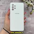 قاب گوشی Galaxy A52 4G / Galaxy A52 5G / Galaxy A52S سامسونگ سیلیکونی اورجینال پاک کنی درجه یک زیربسته سفید کد 90060
