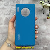 قاب گوشی Mate 30 Pro هوآوی سیلیکونی اورجینال پاک کنی درجه یک زیربسته آبی کد 90122
