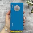 قاب گوشی Mate 30 Pro هوآوی سیلیکونی اورجینال پاک کنی درجه یک زیربسته آبی کد 90122