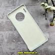 قاب گوشی Mate 30 Pro هوآوی سیلیکونی اورجینال پاک کنی درجه یک زیربسته سفید کد 90123