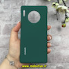 قاب گوشی Mate 30 Pro هوآوی سیلیکونی اورجینال پاک کنی درجه یک زیربسته سبز تیره کد 90125