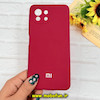 قاب گوشی Mi 11 Lite 4G / Mi 11 Lite 5G / Mi 11 Lite Ne شیائومی سیلیکونی اورجینال پاک کنی درجه یک زیربسته آلبالویی کد 90159