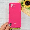 قاب گوشی Mi 11 Lite 4G / Mi 11 Lite 5G / Mi 11 Lite Ne شیائومی سیلیکونی اورجینال پاک کنی درجه یک زیربسته سرخابی کد 90163