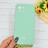 قاب گوشی Mi 11 Lite 4G / Mi 11 Lite 5G / Mi 11 Lite Ne شیائومی سیلیکونی اورجینال پاک کنی درجه یک زیربسته سبزآبی کد 90168