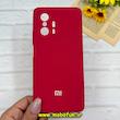 قاب گوشی Xiaomi Mi 11T / Mi 11T Pro شیائومی سیلیکونی اورجینال پاک کنی درجه یک زیربسته آلبالویی کد 90172