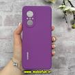 قاب گوشی Huawei Nova 9 SE / Honor 50 SE هوآوی سیلیکونی اورجینال پاک کنی درجه یک زیربسته بنفش کد 90194