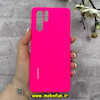 قاب گوشی Huawei P30 Pro هوآوی سیلیکونی اورجینال پاک کنی درجه یک زیربسته سرخابی کد 90215