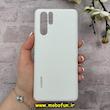 قاب گوشی Huawei P30 Pro هوآوی سیلیکونی اورجینال پاک کنی درجه یک زیربسته سفید کد 90220