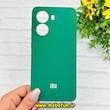 قاب گوشی Poco X7 Pro شیائومی سیلیکونی اورجینال پاک کنی درجه یک زیربسته سبز تیره کد 90242