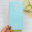 قاب گوشی Redmi 9 / Poco M2 شیائومی سیلیکونی اورجینال پاک کنی درجه یک زیربسته سبزآبی کد 90255