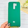 قاب گوشی Redmi 9 / Poco M2 شیائومی سیلیکونی اورجینال پاک کنی درجه یک زیربسته سبز تیره کد 90264