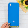 قاب گوشی Redmi 9A / Redmi 9AT / Redmi 9A Sport شیائومی سیلیکونی اورجینال پاک کنی درجه یک زیربسته آبی کد 90266