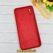 قاب گوشی Redmi 9A / Redmi 9AT / Redmi 9A Sport شیائومی سیلیکونی اورجینال پاک کنی درجه یک زیربسته قرمز کد 90269