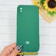 قاب گوشی Redmi 9A / Redmi 9AT / Redmi 9A Sport شیائومی سیلیکونی اورجینال پاک کنی درجه یک زیربسته سبز تیره کد 90270
