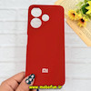 قاب گوشی Redmi 13 4G / Redmi 13 5G / Redmi 13X / Poco M6 4G شیائومی سیلیکونی اورجینال پاک کنی درجه یک زیربسته قرمز کد 90286
