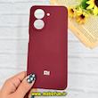 قاب گوشی Redmi A5 / Poco C71 شیائومی سیلیکونی اورجینال پاک کنی درجه یک زیربسته زرشکی کد 90298