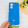 قاب گوشی Redmi A5 / Poco C71 شیائومی سیلیکونی اورجینال پاک کنی درجه یک زیربسته آبی کد 90301