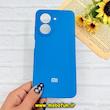 قاب گوشی Redmi A5 / Poco C71 شیائومی سیلیکونی اورجینال پاک کنی درجه یک زیربسته آبی کد 90301