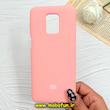قاب گوشی Redmi Note 9S / Redmi Note 9 Pro شیائومی سیلیکونی اورجینال پاک کنی درجه یک زیربسته گلبهی کد 90310
