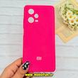 قاب گوشی Redmi Note 12 Pro Plus 5G / Redmi Note 12 Explorer شیائومی سیلیکونی اورجینال پاک کنی درجه یک زیربسته سرخابی کد 90337