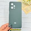 قاب گوشی Redmi Note 12 Pro Plus 5G / Redmi Note 12 Explorer شیائومی سیلیکونی اورجینال پاک کنی درجه یک زیربسته طوسی کد 90344