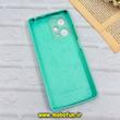 قاب گوشی Redmi Note 12 Pro Plus 5G / Redmi Note 12 Explorer شیائومی سیلیکونی اورجینال پاک کنی درجه یک زیربسته سبزآبی کد 90346