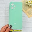 قاب گوشی Redmi Note 12 Pro Plus 5G / Redmi Note 12 Explorer شیائومی سیلیکونی اورجینال پاک کنی درجه یک زیربسته سبزآبی کد 90346