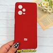قاب گوشی Redmi Note 12 Pro Plus 5G / Redmi Note 12 Explorer شیائومی سیلیکونی اورجینال پاک کنی درجه یک زیربسته آلبالویی کد 90347