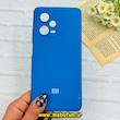 قاب گوشی Redmi Note 12 Pro Plus 5G / Redmi Note 12 Explorer شیائومی سیلیکونی اورجینال پاک کنی درجه یک زیربسته آبی کد 90351