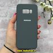 قاب گوشی Galaxy S8 سامسونگ سیلیکونی اورجینال پاک کنی درجه یک زیربسته خاکستری کد 90358