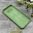 قاب گوشی Galaxy S8 سامسونگ سیلیکونی اورجینال پاک کنی درجه یک زیربسته سبز کد 90361