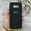 قاب گوشی Galaxy S8 سامسونگ سیلیکونی اورجینال پاک کنی درجه یک زیربسته مشکی کد 90363