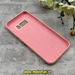 قاب گوشی Galaxy S8 سامسونگ سیلیکونی اورجینال پاک کنی درجه یک زیربسته صورتی کد 90365
