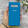 قاب گوشی Galaxy S10 سامسونگ سیلیکونی اورجینال پاک کنی درجه یک زیربسته آبی کد 90377