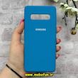 قاب گوشی Galaxy S10 سامسونگ سیلیکونی اورجینال پاک کنی درجه یک زیربسته آبی کد 90377