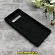 قاب گوشی Galaxy S10 Plus سامسونگ سیلیکونی اورجینال پاک کنی درجه یک زیربسته مشکی کد 90387
