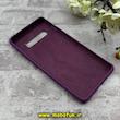 قاب گوشی Galaxy S10 Plus سامسونگ سیلیکونی اورجینال پاک کنی درجه یک زیربسته بنفش کد 90396