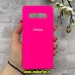 قاب گوشی Galaxy S10 Plus سامسونگ سیلیکونی اورجینال پاک کنی درجه یک زیربسته سرخابی کد 90400