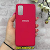 قاب گوشی Galaxy S20 سامسونگ سیلیکونی اورجینال پاک کنی درجه یک زیربسته آلبالویی کد 90402
