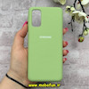 قاب گوشی Galaxy S20 سامسونگ سیلیکونی اورجینال پاک کنی درجه یک زیربسته سبز کد 90403