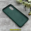 قاب گوشی Galaxy S20 سامسونگ سیلیکونی اورجینال پاک کنی درجه یک زیربسته سبز تیره کد 90416