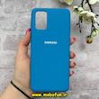 قاب گوشی Galaxy S20 Plus سامسونگ سیلیکونی اورجینال پاک کنی درجه یک زیربسته آبی کد 90422
