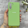 قاب گوشی Galaxy S21 سامسونگ سیلیکونی اورجینال پاک کنی درجه یک زیربسته سبز کد 90432