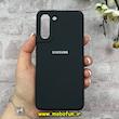 قاب گوشی Galaxy S21 سامسونگ سیلیکونی اورجینال پاک کنی درجه یک زیربسته مشکی کد 90435